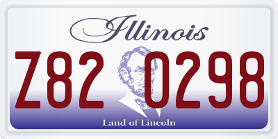 IL license plate Z820298