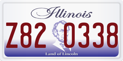 IL license plate Z820338
