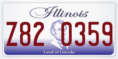 IL license plate Z820359