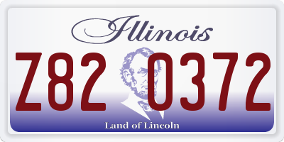 IL license plate Z820372