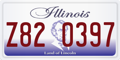 IL license plate Z820397