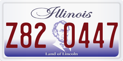 IL license plate Z820447