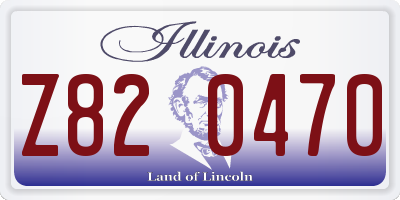 IL license plate Z820470