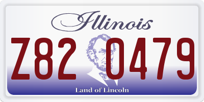 IL license plate Z820479