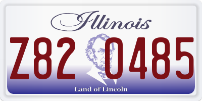 IL license plate Z820485