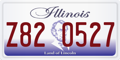 IL license plate Z820527
