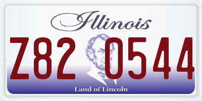 IL license plate Z820544
