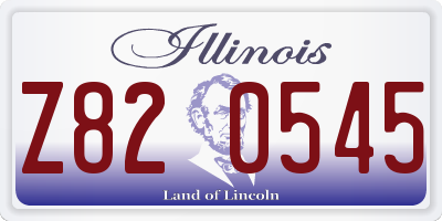 IL license plate Z820545