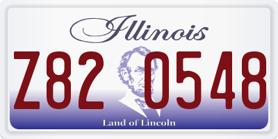 IL license plate Z820548