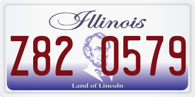 IL license plate Z820579