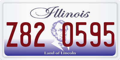 IL license plate Z820595
