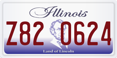 IL license plate Z820624