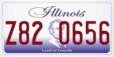 IL license plate Z820656