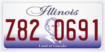 IL license plate Z820691