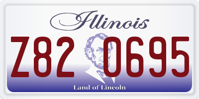 IL license plate Z820695