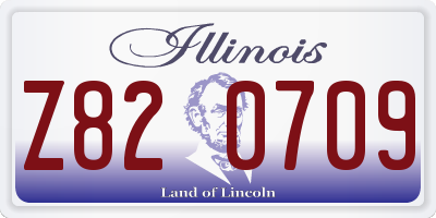 IL license plate Z820709