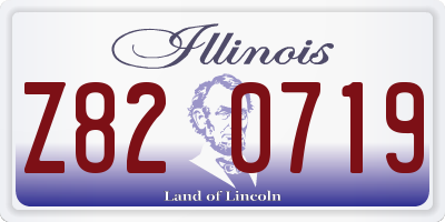 IL license plate Z820719