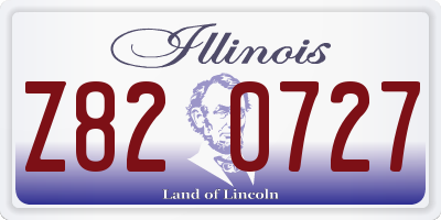 IL license plate Z820727