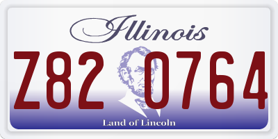 IL license plate Z820764