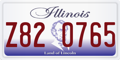 IL license plate Z820765