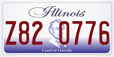 IL license plate Z820776