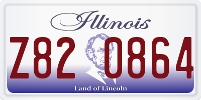IL license plate Z820864