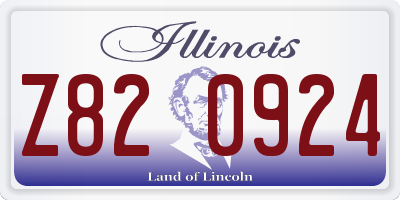 IL license plate Z820924