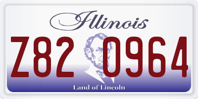 IL license plate Z820964