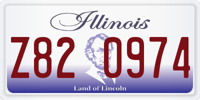 IL license plate Z820974