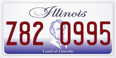 IL license plate Z820995