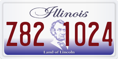 IL license plate Z821024