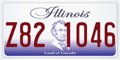 IL license plate Z821046