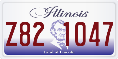 IL license plate Z821047