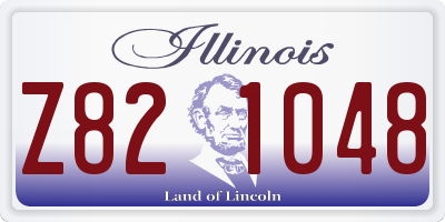 IL license plate Z821048