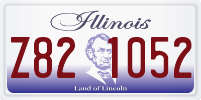 IL license plate Z821052
