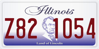 IL license plate Z821054