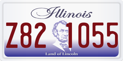 IL license plate Z821055