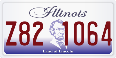 IL license plate Z821064