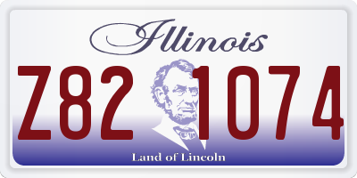 IL license plate Z821074