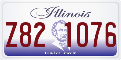 IL license plate Z821076