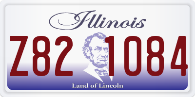 IL license plate Z821084