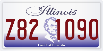 IL license plate Z821090