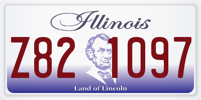 IL license plate Z821097