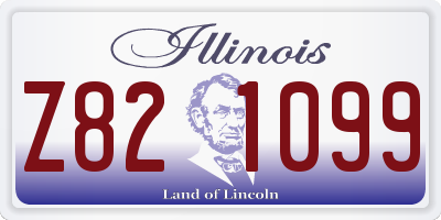 IL license plate Z821099