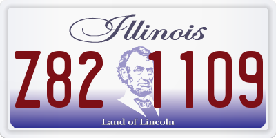 IL license plate Z821109