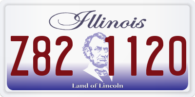 IL license plate Z821120