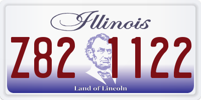 IL license plate Z821122