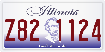 IL license plate Z821124