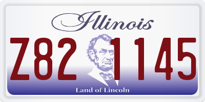 IL license plate Z821145