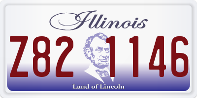 IL license plate Z821146